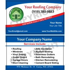 Roofing Business Card #1