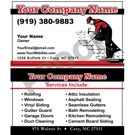 Roofing Business Card #3