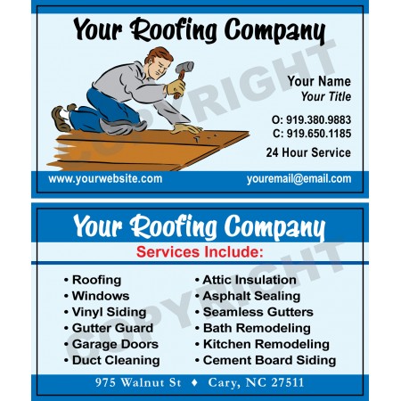 Roofing Business Card #4 
