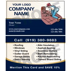 Roofing Business Card #7