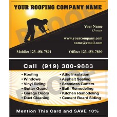Roofing Business Card #9