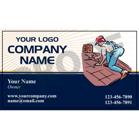 Roofing Business Card Magnet #7