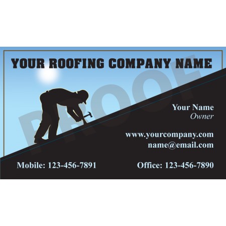 Roofing Business Card Magnet #8