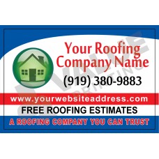 Roofing Business Yard Sign #1