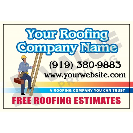 Roofing Business Yard Sign #3 